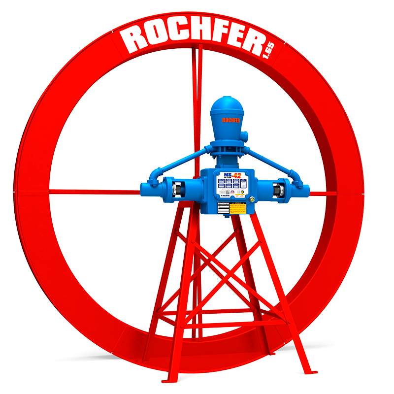 Bomba à Roda d'água Rochfer ULTRA-42 com Roda de 1,65 x 0,13 m