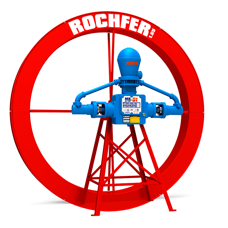 Bomba à Roda d'água Rochfer ULTRA-51 com Roda de 1,65 x 0,17 m