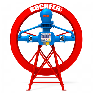 Roda Dagua ROCHFER MSG-70D com Roda de 1,65 x 0,25 m